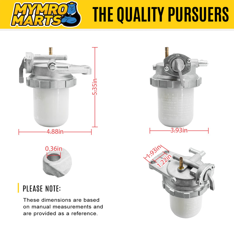 Load image into Gallery viewer, Fuel Filter Water Separator Assembly 1G350-43010 for Kubota U35 KX161-3 KX71-3 Excavator from MyMROmarts
