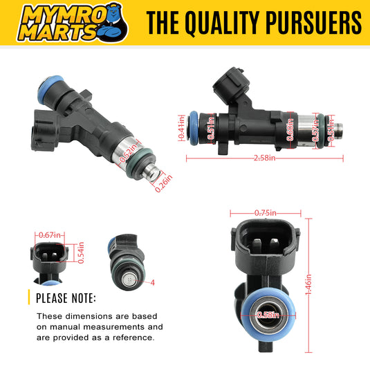 6PCS Fuel Injector 16600-7Y00A Compatible with Nissan Altima Maxima 350Z Murano Quest 2004 2005 2006 2007 2008 2009 Infiniti G35 M35 FX35 3.5 V6 - Engine Parts > Fuel System > Fuel Injector Nozzle from MyMROmarts