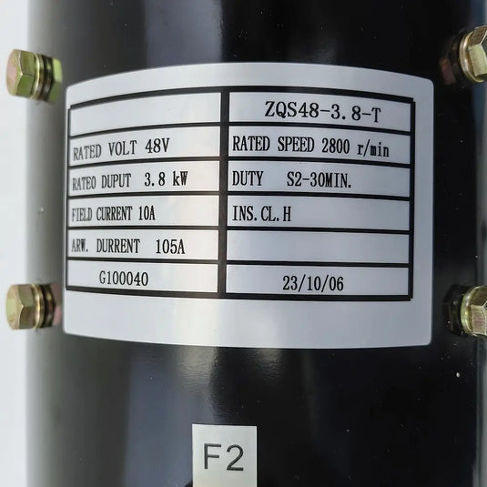48 Volt 3.8kW Drive Motor ZQS48-3.8-T for Tomberlin E-Merge Electric Golf Cart 2007-UP - Electrical Parts > Other Electrical Parts from MyMROmarts