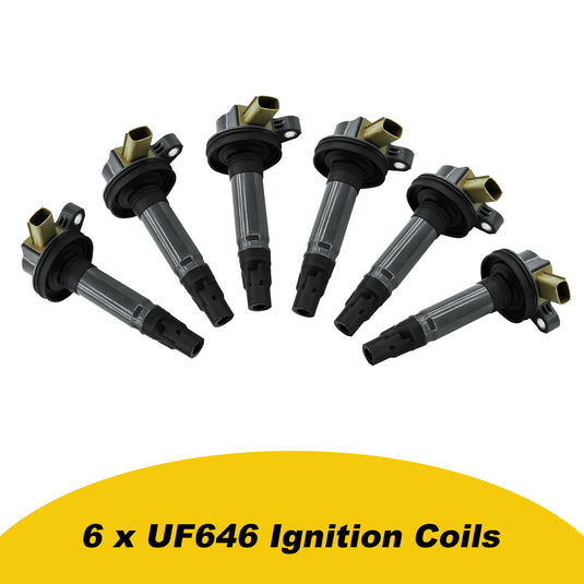 Ignition Coils 6 Packs UF646 BL3Z-12029-C DG549 For Expedition EL King Ranch / EL Limited / EL Platinum Ford F-150 Transit-150/250/350 - Electrical Parts > Other Electrical Parts > Solenoid Valve Coil from MyMROmarts