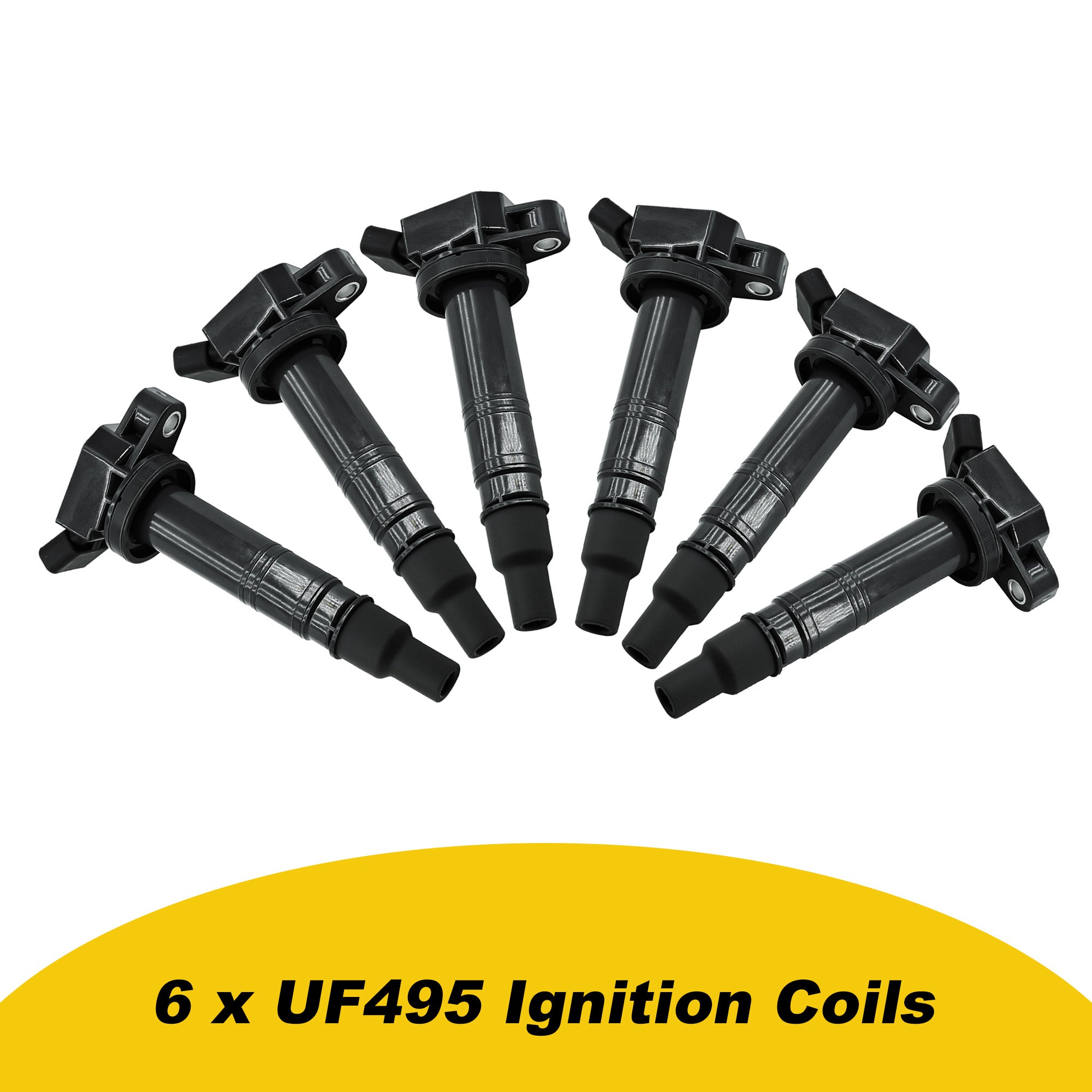 6 Ignition Coils Pack For Toyota 4Runner Tacoma Tundra Camry Solara 2.4L 4.0L