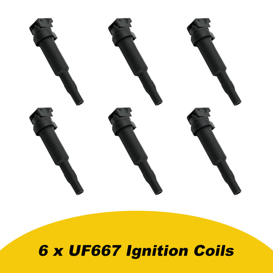 Set of 6 Ignition Coil Pack UF667 UF522 12138616153 UF570 Compatible with BMW 328i XDrive 335i 428i 435i 528i 535i 740i 640i - Electrical Parts > Other Electrical Parts > Solenoid Valve Coil from MyMROmarts