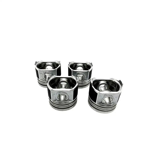 4 Pistons STD for Isuzu 4BC2 Engine NPR NRR NQR ELF Truck Loader Forklift Generator - Engine Parts > Crankshafts & Connecting Rod Components > Piston from MyMROmarts