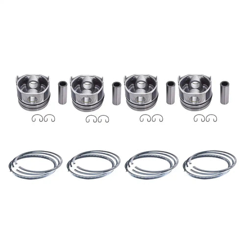 4 Set STD Piston & Piston Ring 78mm For Kubota V1505 - Engine Parts > Crankshafts & Connecting Rod Components > Piston from MyMROmarts