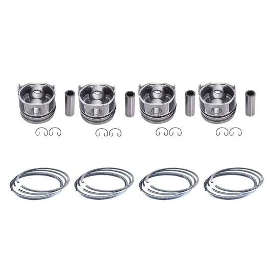 4 Set STD Piston & Piston Ring 78mm For Kubota V1505 - Engine Parts > Crankshafts & Connecting Rod Components > Piston from MyMROmarts