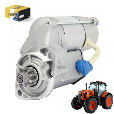 Starter Motor 17123-63016 for Kubota KX121-3 KX161-3 Excavator 2.0KW 12V from MyMROmarts