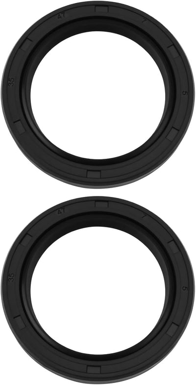 2Pcs Front Oil Seal 35x47x7 Compatible with Kubota D722 D902 Engines Compatible with Bobcat 6670358, 15877-04140 from MyMROmarts