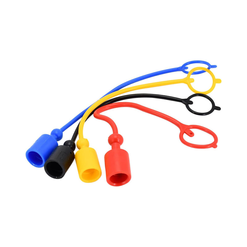 Load image into Gallery viewer, 8Pack Hydraulic Quick Coupler Dust Cap &amp; Plug Set For John Deere 1/4 Replaces Dust Cap M132021 M132022 M132024 M70728 W53375 W53376 W53373 W53374 Plug M132034 M132031 W53382 W53383 W53385 W53387 - Hydraulic Parts &gt; Hydraulic Coupler from MyMROmarts
