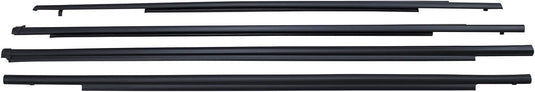 Front Rear Door Window Belt Moulding Trim Weatherstrip Seal Set for Mitsubishi Outlander Sport ASX RVR 2011-2020 from MyMROmarts