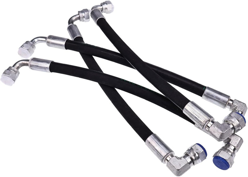 Cargue la imagen en el visor de la galería, 4PCS Hydraulic Hose AW29374 Compatible with John Deere D120 H120 H130 H160 H165 120E 120R 200X 200CX 210 300 300X 300CX 300E 300R 400E 400X 400CX 410 419 420 430 512 Front Loaders from MyMROmarts
