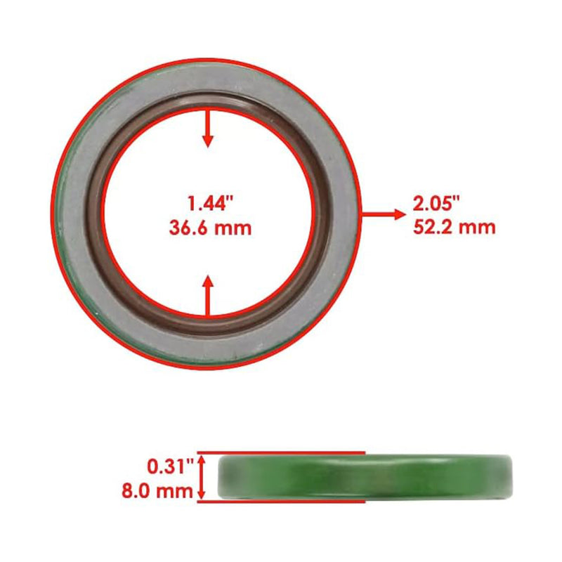 Load image into Gallery viewer, 2X Spindle Seal M85699 for John Deere Compact Tractor 1025R 3033R 737 2320 Z945M - Other Parts from MyMROmarts
