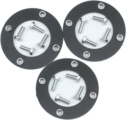 3 Pcs 3/16" Deck Spindle Reinforcement Ring for John Deere D100 D110 D120 D130 D140 D160 LA105 LA165 X110 X120 X140 Plate Steel with Bolts Mower from MyMROmarts