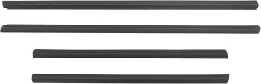 Window Weatherstrip Molding Trim Fit for Honda Fit Jazz 2008 2009 2010 2011 2012 2013, Black from MyMROmarts