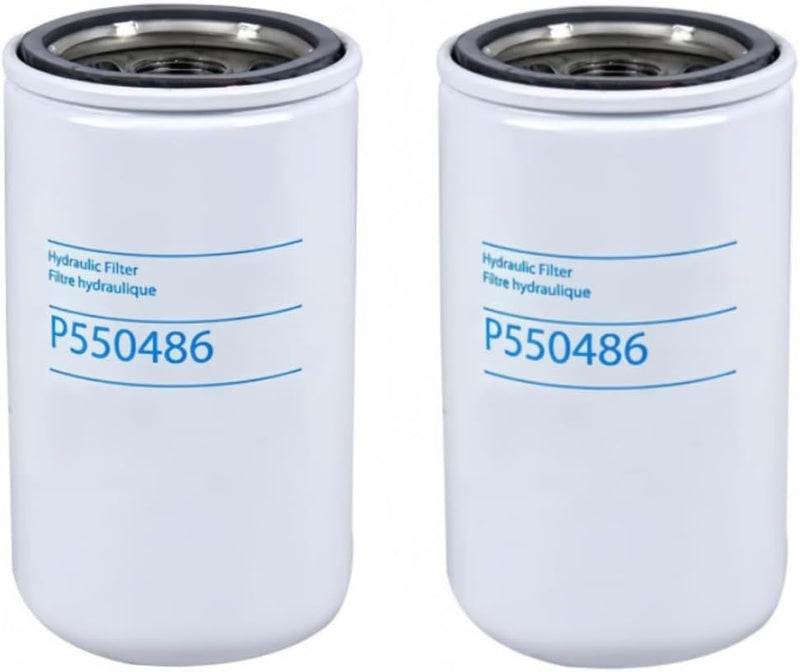 Load image into Gallery viewer, 2-Pack Hydraulic Filter P550486 for Caterpillar Forklifts RC60 RTC60 T100D R40 R50 R60Loaders 416 416B 416C 420 426C Manitou Loaders MT728 MT732
