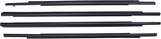 Front Rear Door Window Belt Moulding Trim Weatherstrip Seal Set for Mitsubishi Outlander Sport ASX RVR 2011-2020 from MyMROmarts