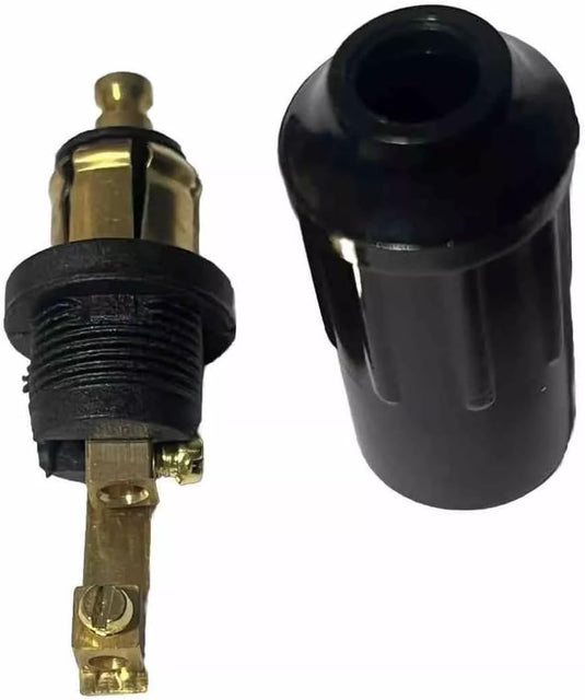 Caterpillar Style Strobe Light Plug, 9R-7942/179-5434, Compatible with Skid Steer Loader, Excavator, Wheel Loader. Bobcat Komatsu Kobelco Cigarette Connector. Britax Plug. from MyMROmarts