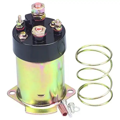 New 12V Heavy Duty Starter Solenoid Replacement For Case, CAT, John Deere, Allis-Chalmers, GM, Mercury Marine, 4-Terminal 8733261, 89902, 1114247, 4912314-4 - Electrical Parts > Starter Motor from MyMROmarts