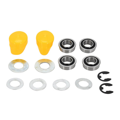 M143338 New Front Wheel Bearing, Bushing to Bearing Conversion Kit AM127304 Compatible with John Deere LA140 LA145 LA150 LA175 LA100 L105 LA115 LA125 LA135 L100 L105 L108 D100 D105 D110 D120 from MyMROmarts