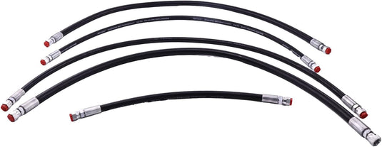 Hydraulic Hose Kit 16&quot; 36&quot; 42&quot; 38&quot; 42&quot; Compatible with Fisher Xtreme V Snowplow 1/4'' 3/8'' Receiver from MyMROmarts