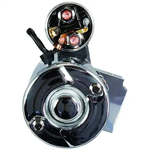 Load image into Gallery viewer, New Chrome Starter Mini Super Torque Hi-PerReplacement Formance Replacement For Chevy Small &amp; Big Block V8 SBC BBC 305 350 400 454 153 168 Tooth Series Hitachi PP106 PSL100 S100 PP-106 - Electrical Parts &gt; Starter Motor from MyMROmarts
