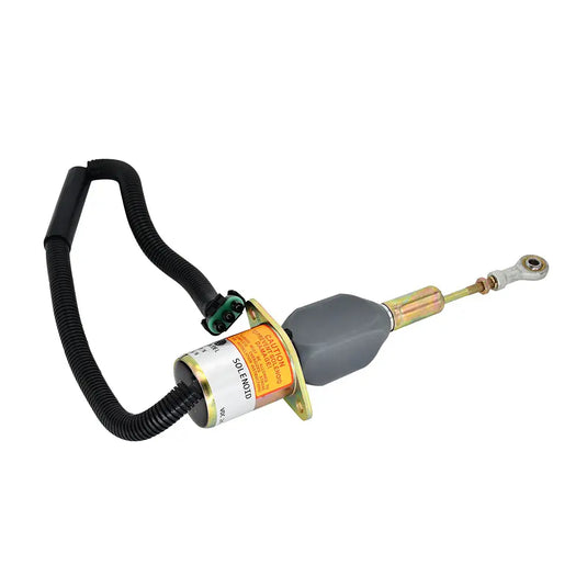 24V Fuel Shutoff Solenoid RE54747 for John Deere 770C 770CH 772CH 330LC 330LCR from MyMROmarts