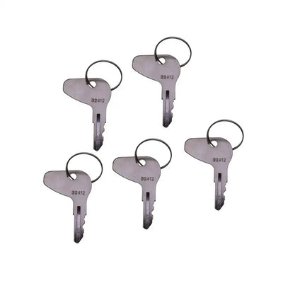 5 Pcs Ignition Switch Keys H32412 35260-31850 For Kubota L G M Series Tractor from MyMROmarts
