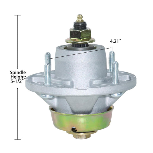 Spindle Assembly AM144377 AM124498 with M131814 Pulley for John Deere X320 X304 X360 X520 X530 X540 X590 GX255 GX335 Lawn Tractors from MyMROmarts