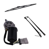 Wiper Motor Arm Blade Kit 7168952 7168953 7168954 for Bobcat Skid Steer A770 S450 S510 S530 S550 S570 S590 S630 T450 T550 T550 T590 T630 T650 - Electrical Parts > Other Electrical Parts > Wiper Motor from MyMROmarts