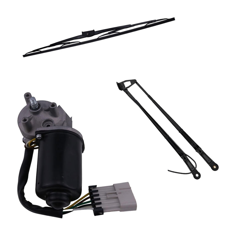 Load image into Gallery viewer, Wiper Motor Arm Blade Kit 7168952 7168953 7168954 for Bobcat Skid Steer A770 S450 S510 S530 S550 S570 S590 S630 T450 T550 T550 T590 T630 T650 - Electrical Parts &gt; Other Electrical Parts &gt; Wiper Motor from MyMROmarts
