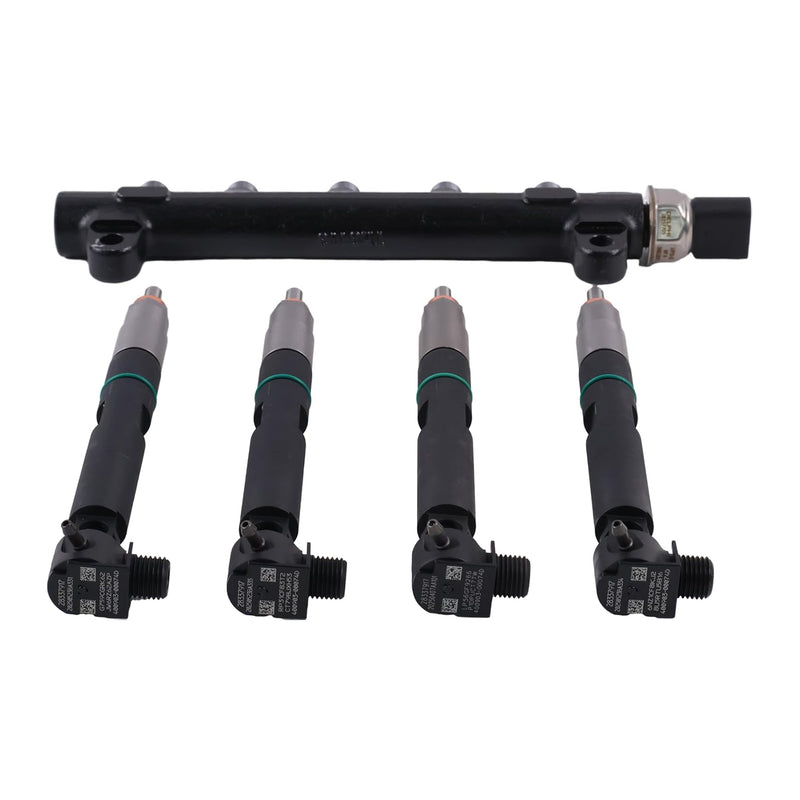 Load image into Gallery viewer, 4X Fuel Injectors 400903-00074D 7275454 28337917 &amp; 1X Common Rail 28240435 7030409 150120-00062A For Bobcat Skid Steers S450 S510 S550 S570 S590 S595 S630 S650 Doosan D24 Engine - Engine Parts &gt; Fuel System &gt; Fuel Injector from MyMROmarts
