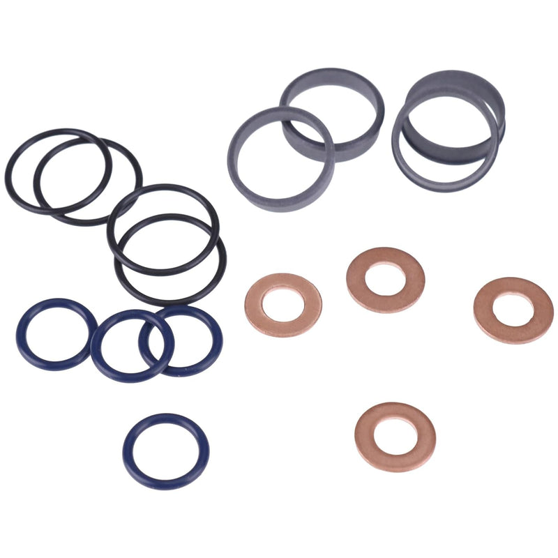 Load image into Gallery viewer, Fuel Injector Seal Kit 1J770-53490 1J864-53620 0481405110 1J770-53260 for Kubota M6060HD M7060HD M7060HFC KX057-4 KX080-4 U55-4 SVL75-2 SVL75-3 SSV65PC - Hydraulic Parts &gt; Hydraulic Seal Kits from MyMROmarts
