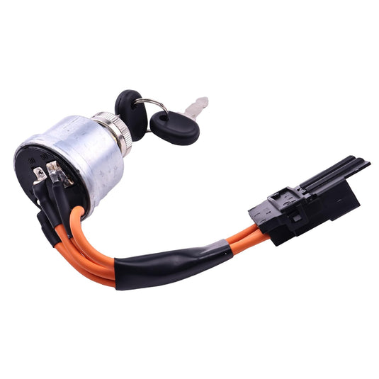 Ignition Switch Key Assembly 86569718 Compatible with New Holland 1530 1630 1725 1925 TC25 TC25D TC29 TC29D TC33 TC33D from MyMROmarts