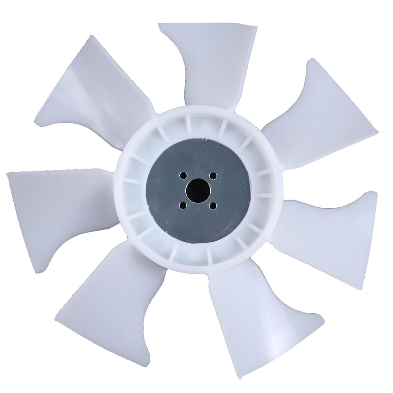 Load image into Gallery viewer, 16285-74110 Cooling Fan Blade Compatible with Kubota D1105 D1305 V1505 V1505B J116 J119 J324 J320 WG1605 Engine, 7 Fan Blades 370mm from MyMROmarts
