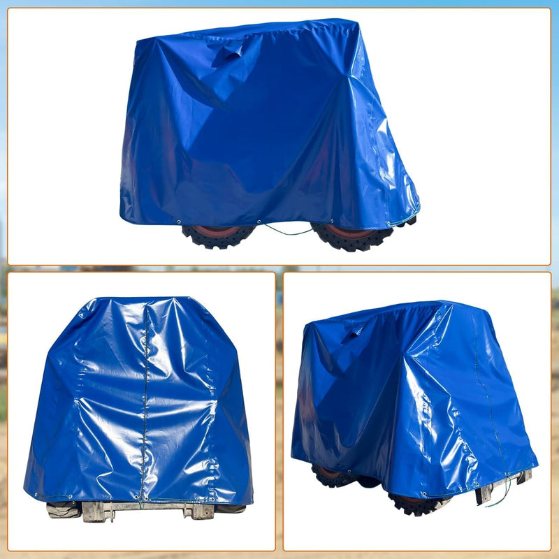 Load image into Gallery viewer, Skid Steer Cover Compatible with Most Skid Steer John Deere, Caterpillar, Case, Bobcat - Heavy-Duty 12oz PVC, Waterproof, All-Weather Protection for S770/S650/T770/T650 with Front Zipper - Covers from MyMROmarts
