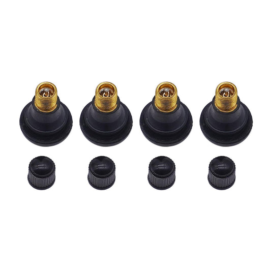 4Pcs Lawn Tractor Tire Valve Stems with caps AM30795 for John Deere LT180 1023E 1025R 1026R 107H 107S 108 110 X125 - Other Parts from MyMROmarts