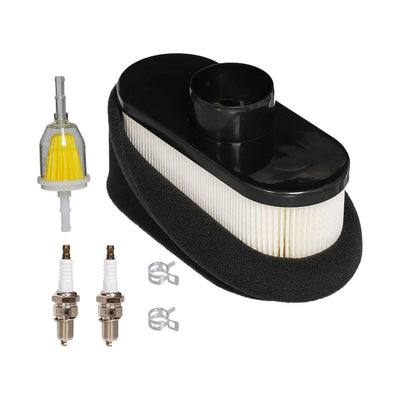 Air Filter Pre Filter Cleaner Fuel Filter Spark Plug Tune Up Kit MIU12555 11013-7047 For John Deere X300 X304 X300R X360 X500 X530 X534 X310 Z355 Z665 4-Cycle Engine from MyMROmarts