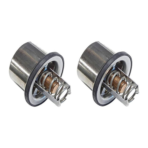 2 Piece kit Thermostat Regulator 4W4011 1209453 170 Degree For Caterpillar CAT 3406E C15 C16 C18 3400 engine from MyMROmarts