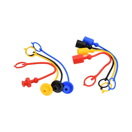 8Pack Hydraulic Quick Coupler Dust Cap & Plug Set For John Deere 1/4 Replaces Dust Cap M132021 M132022 M132024 M70728 W53375 W53376 W53373 W53374 Plug M132034 M132031 W53382 W53383 W53385 W53387 - Hydraulic Parts > Hydraulic Coupler from MyMROmarts