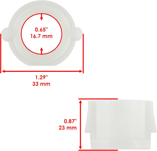 2 Pack Steering Shaft Bushing Compatible with John Deere D100 D105 D110 D120 D125 D130 D140 from MyMROmarts