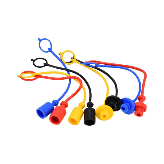 8Pack Hydraulic Quick Coupler Dust Cap & Plug Set For John Deere 1/4 Replaces Dust Cap M132021 M132022 M132024 M70728 W53375 W53376 W53373 W53374 Plug M132034 M132031 W53382 W53383 W53385 W53387 - Hydraulic Parts > Hydraulic Coupler from MyMROmarts