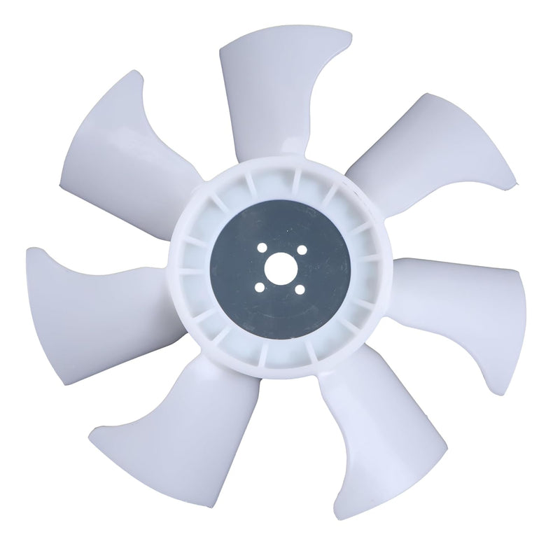 Load image into Gallery viewer, 16285-74110 Cooling Fan Blade Compatible with Kubota D1105 D1305 V1505 V1505B J116 J119 J324 J320 WG1605 Engine, 7 Fan Blades 370mm from MyMROmarts
