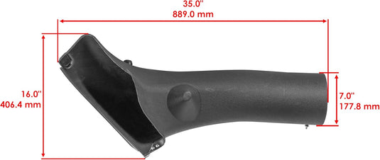 Lower Discharge Chute Compatible with John Deere 102 105 115 125 135 D110 D120 L100 L105 L107 L108 from MyMROmarts