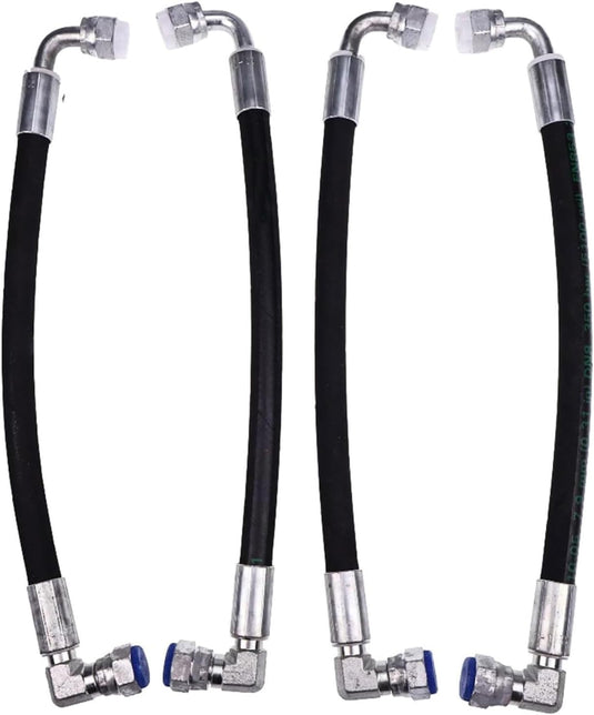 4PCS Hydraulic Hose AW29374 Compatible with John Deere D120 H120 H130 H160 H165 120E 120R 200X 200CX 210 300 300X 300CX 300E 300R 400E 400X 400CX 410 419 420 430 512 Front Loaders from MyMROmarts