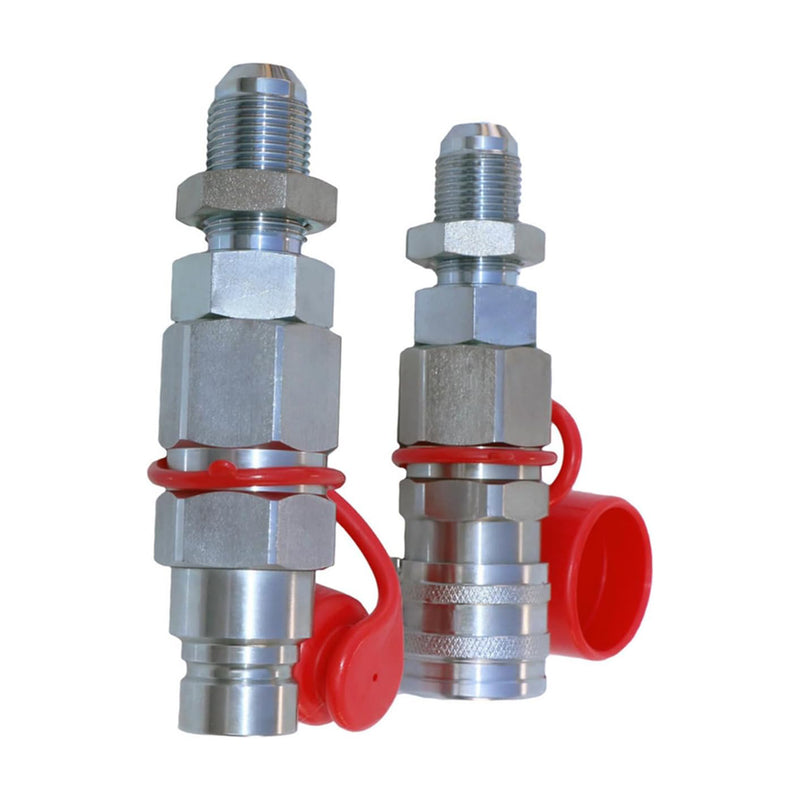 Load image into Gallery viewer, 10 JIC Thread 1/2 Hydraulic Quick Connect Coupler TL24 For Bobcat 463 553 753 763 Gehl Skid Steer Loader 4635 4640 4835 Case 410 420 430 from MyMROmarts
