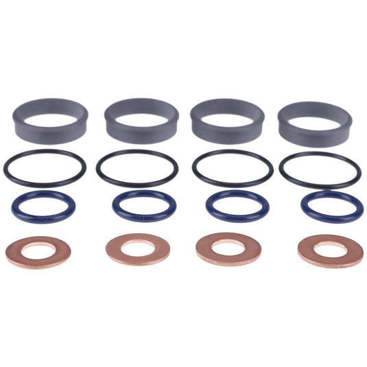Fuel Injector Seal Kit 1J770-53490 1J864-53620 0481405110 1J770-53260 for Kubota M6060HD M7060HD M7060HFC KX057-4 KX080-4 U55-4 SVL75-2 SVL75-3 SSV65PC - Hydraulic Parts > Hydraulic Seal Kits from MyMROmarts