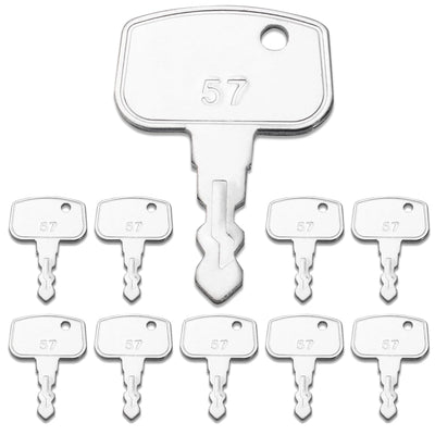 Ignition Keys 68920, 10 Pack PL501-68920 Kubota Keys For Cart Truck Kubota Tractor Loader RTV900 RTV500 BX1850, SVL90 SVL75 - Body Parts > Cab External parts > Cab Key from MyMROmarts