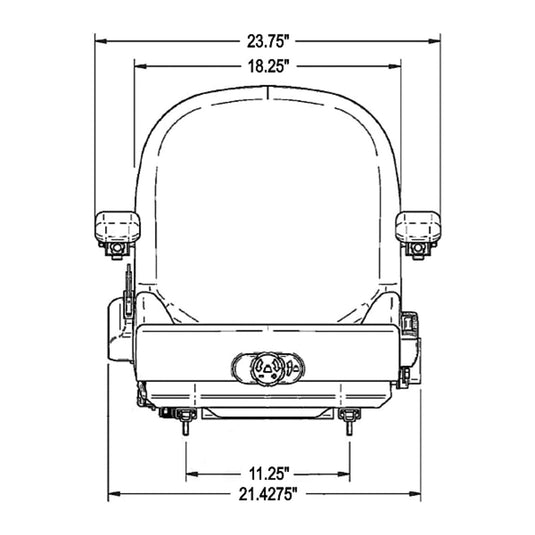 Suspension Seat LVA23394 for John Deere 1025R 2025R Tractor - Body Parts > Other Cab Parts > Seat from MyMROmarts