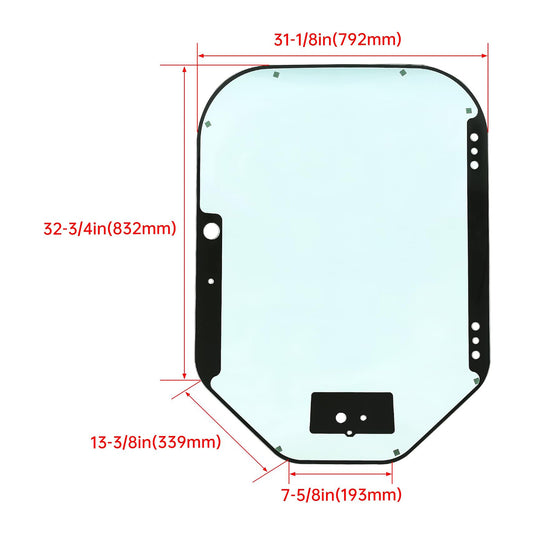 Cab Door Glass 7120401 For Bobcat M Series S450 S510 S530 S550 S570 S590 S595 S630 S650 S740 S750 S770 T450 T550 T590 T595 T630 T650 T740 T750 T770 T870 Skid Steer Loader - Body Parts > Cab External parts > Glass and Accessories from MyMROmarts