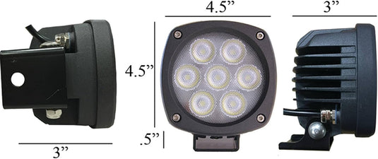 12V 35W LED Compact Flood Light 147-0319 for Caterpillar 415 416 420 422 Backhoe Loaders