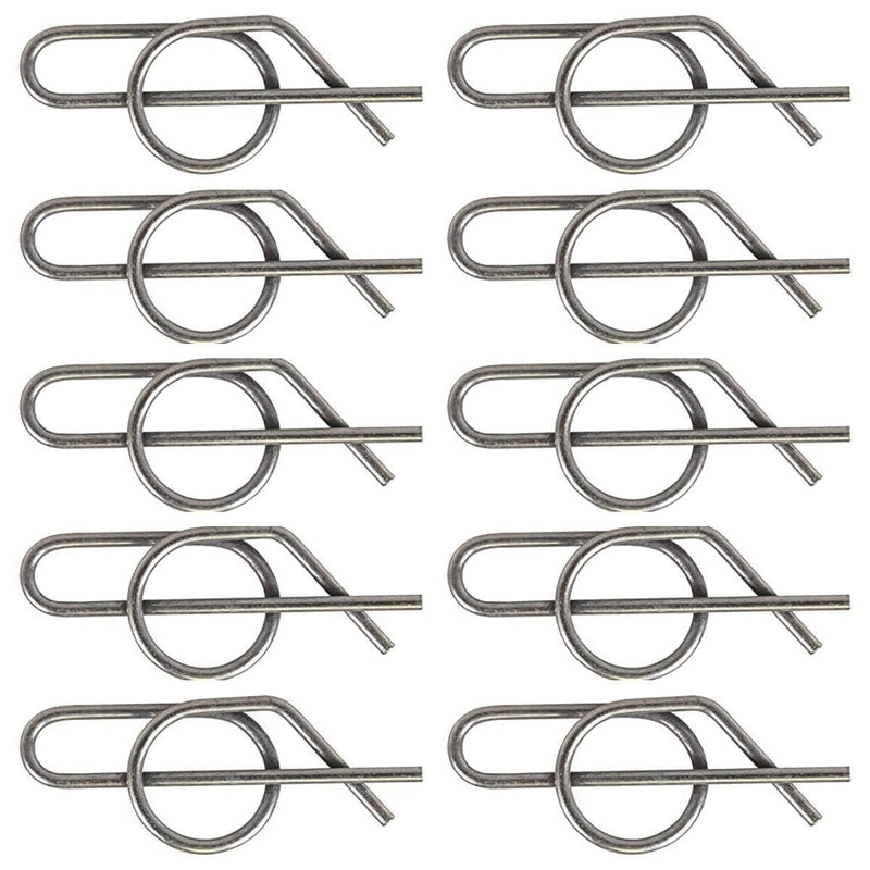Carica immagine in Galleria Viewer, Replacement Spring Locking Cotter Pin M154221 for Lawns and Gardens Tractors D100 G110 L100 LA100 X100 X350 Z665 (10 Pack) from MyMROmarts
